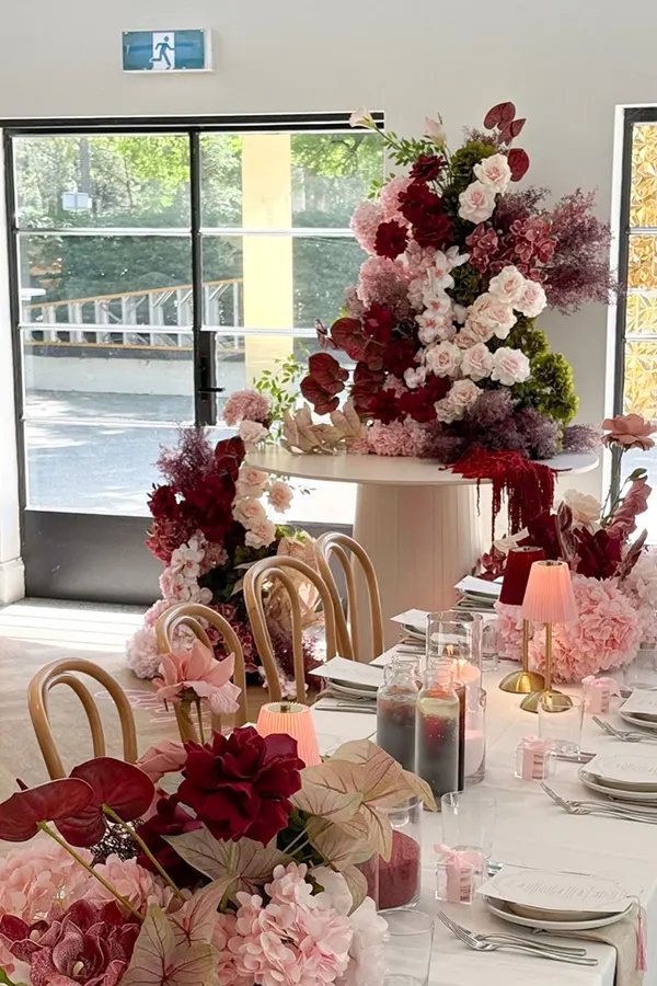 Custom Stationery & Event Details unique floral syd valentines day (2)